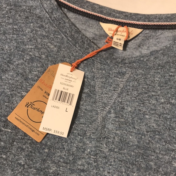 NWT Weatherproof Vintage Long Sleeve Slub Shirt - Picture 8 of 16